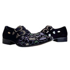 508-A9 - Purple/blue/green/silver multi