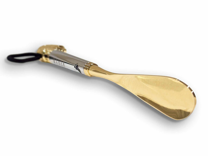 Metal Shoe horn - Silver/gold — view 1