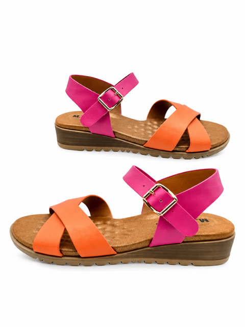 17HQF6602-15 Orange/Fuchsia