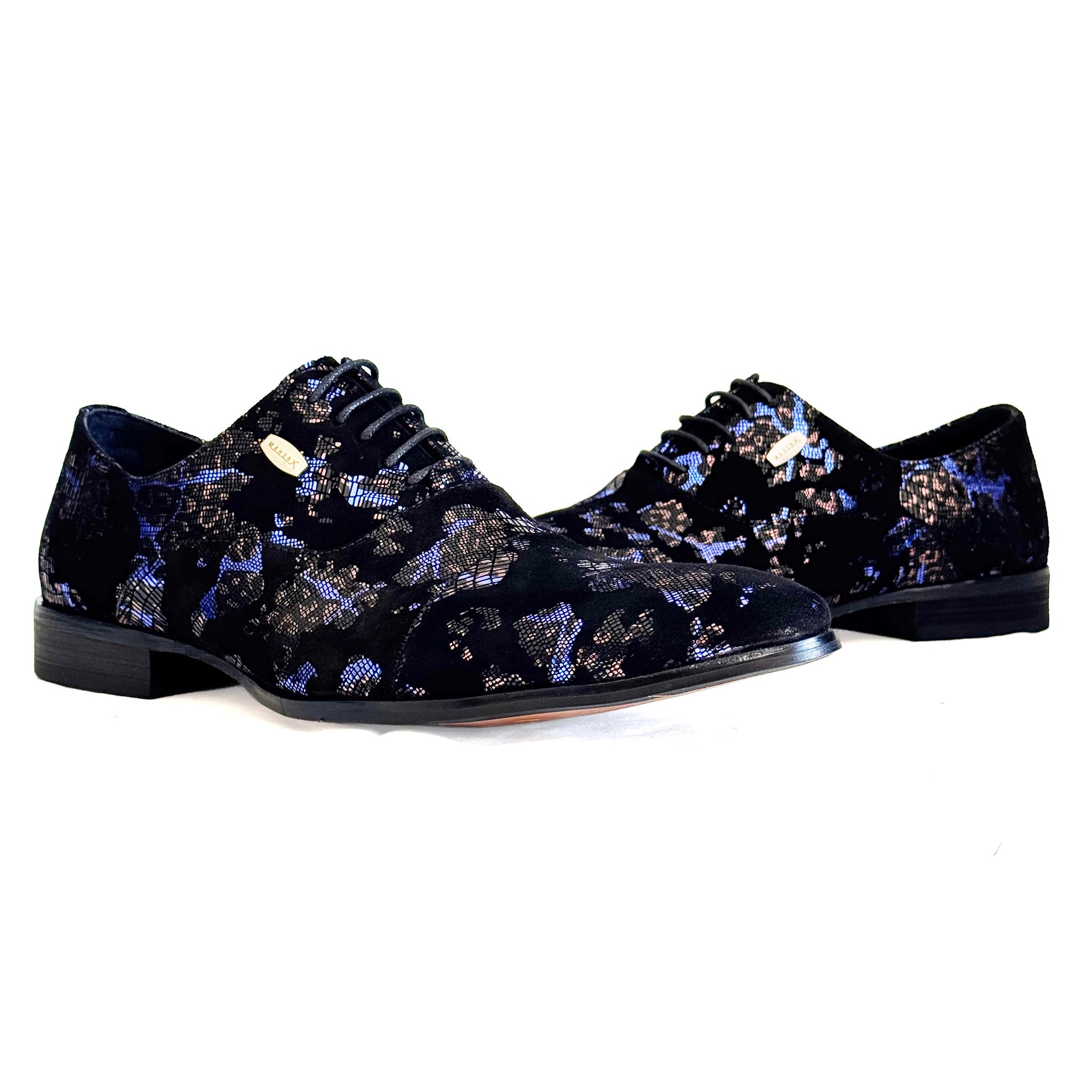 960-1 - Black/blue/bronze multi