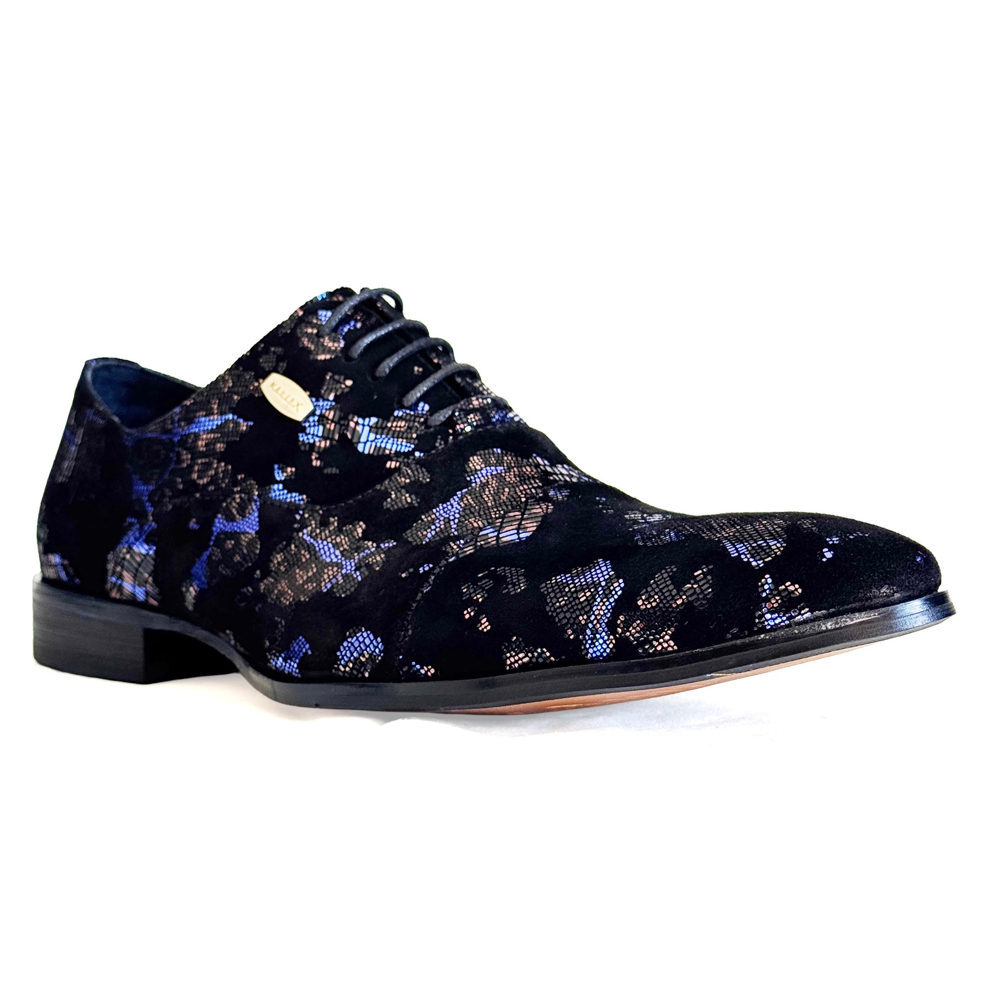 960-1 - Black/blue/bronze multi