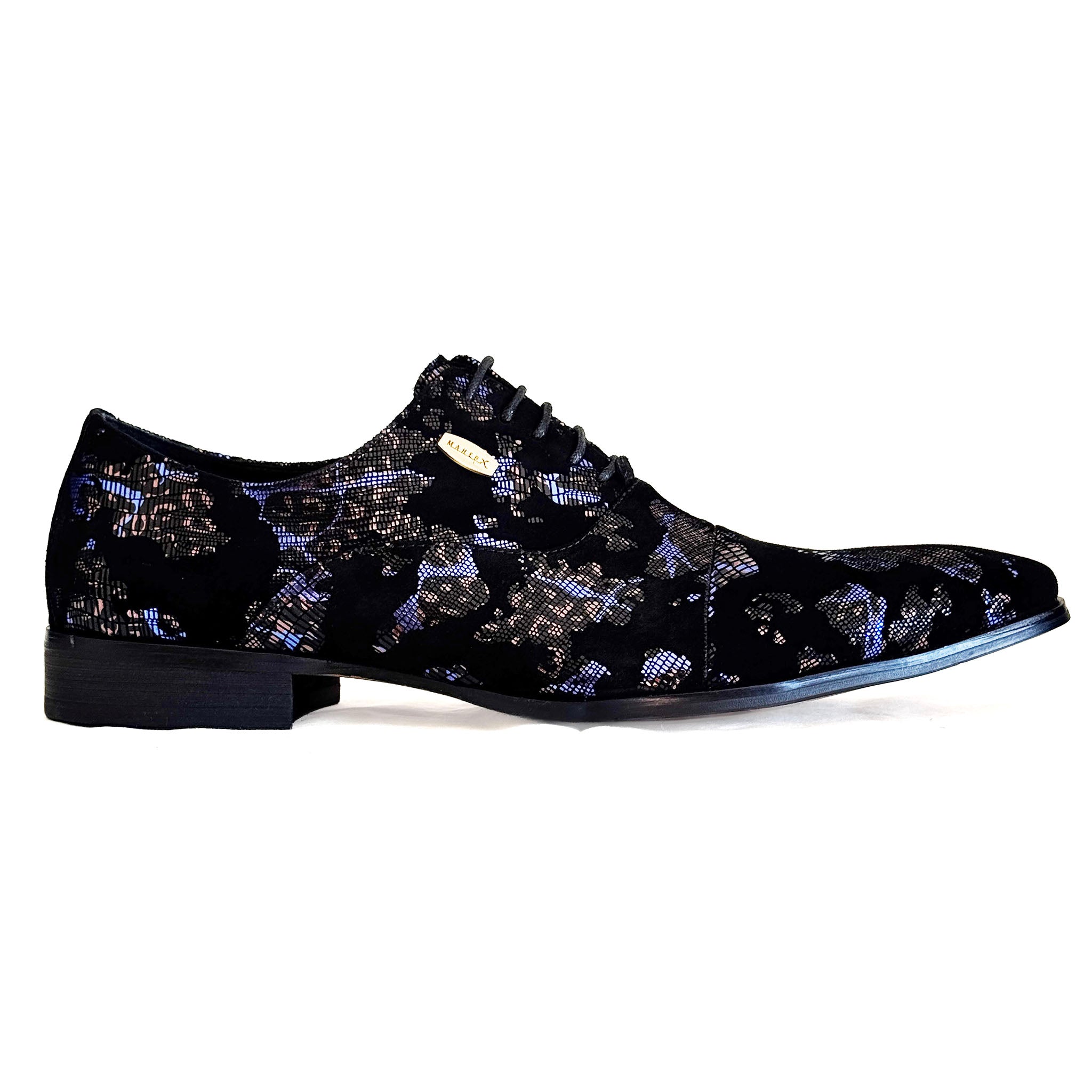 960-1 - Black/blue/bronze multi