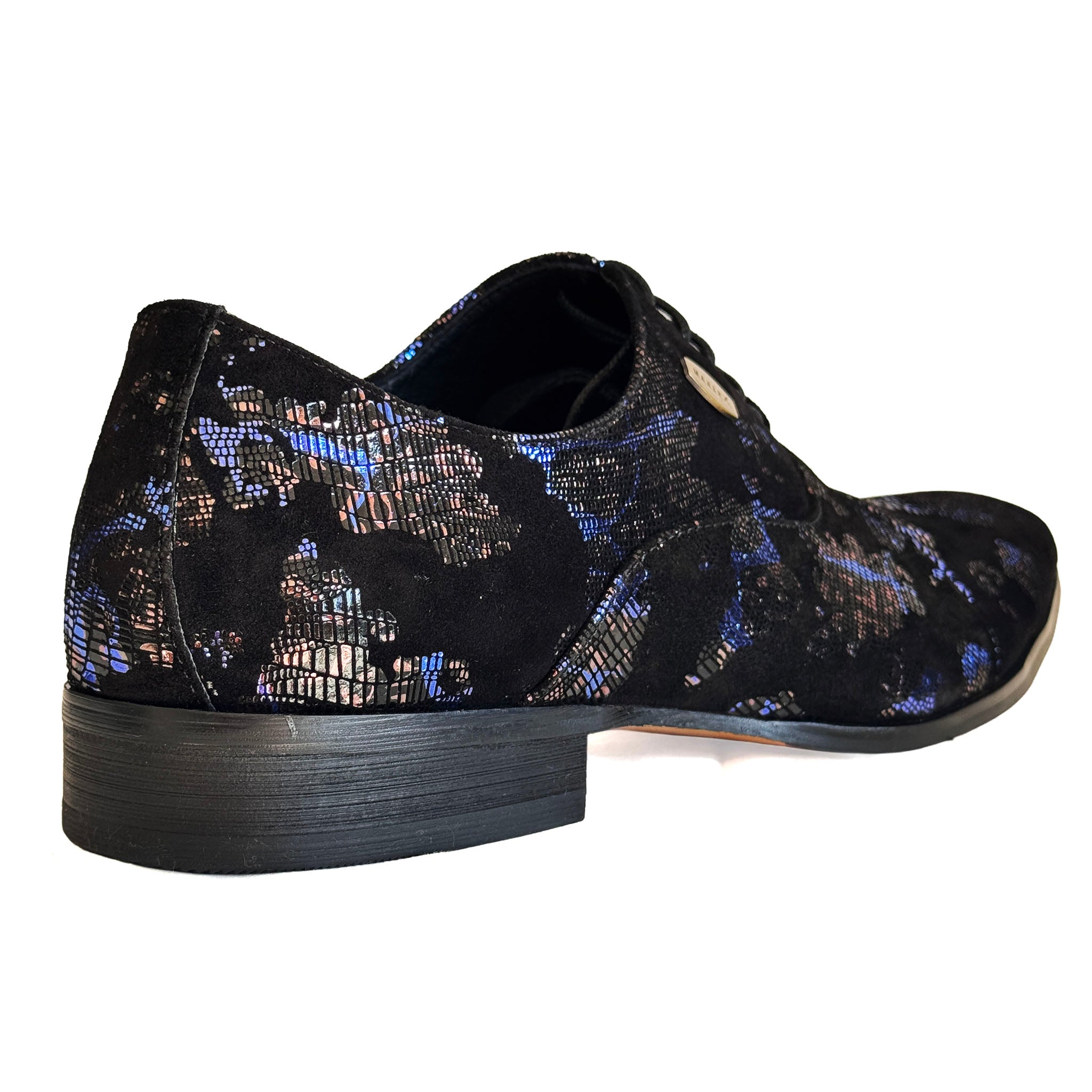 960-1 - Black/blue/bronze multi