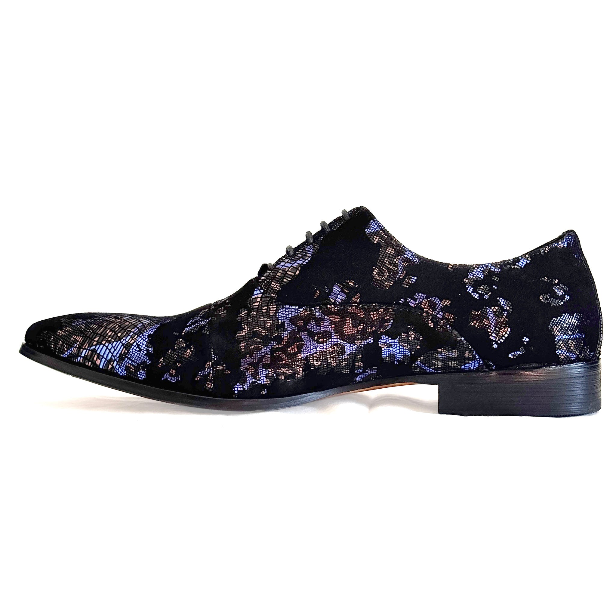 960-1 - Black/blue/bronze multi