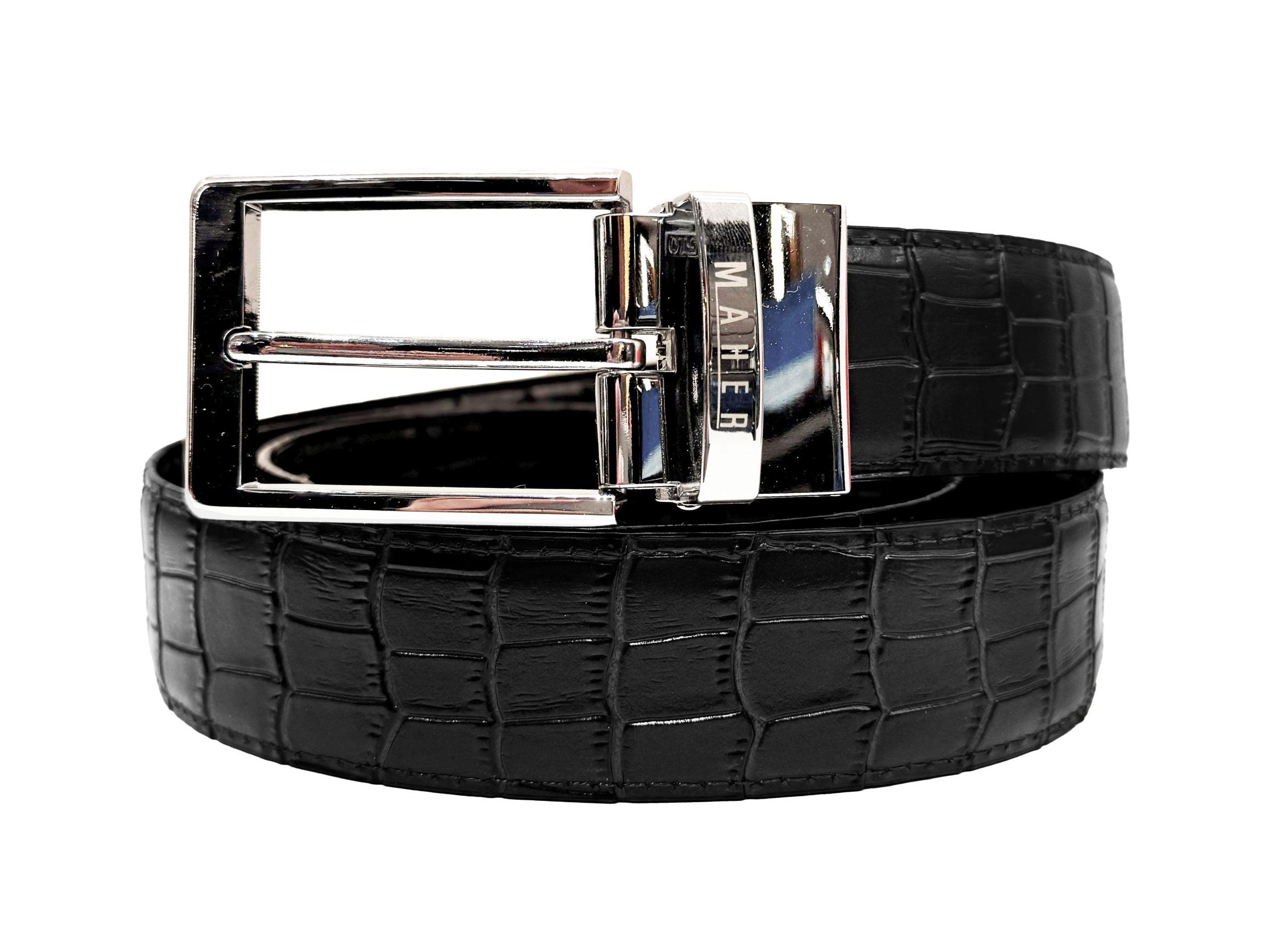 MENS BELT RJB7447P2 - Black/brown