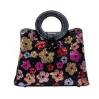 HM2022-2F Noir Sequin Floral