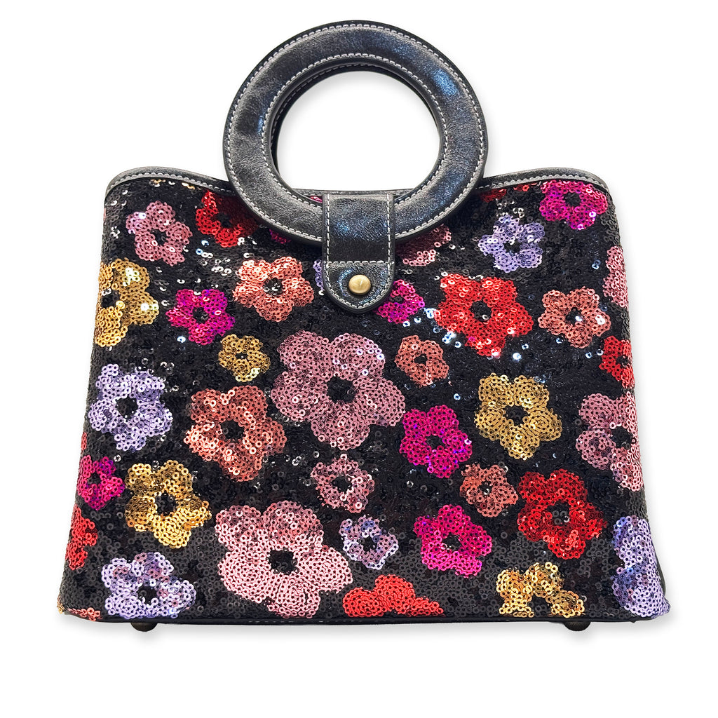 HM2022-2F Noir Sequin Floral