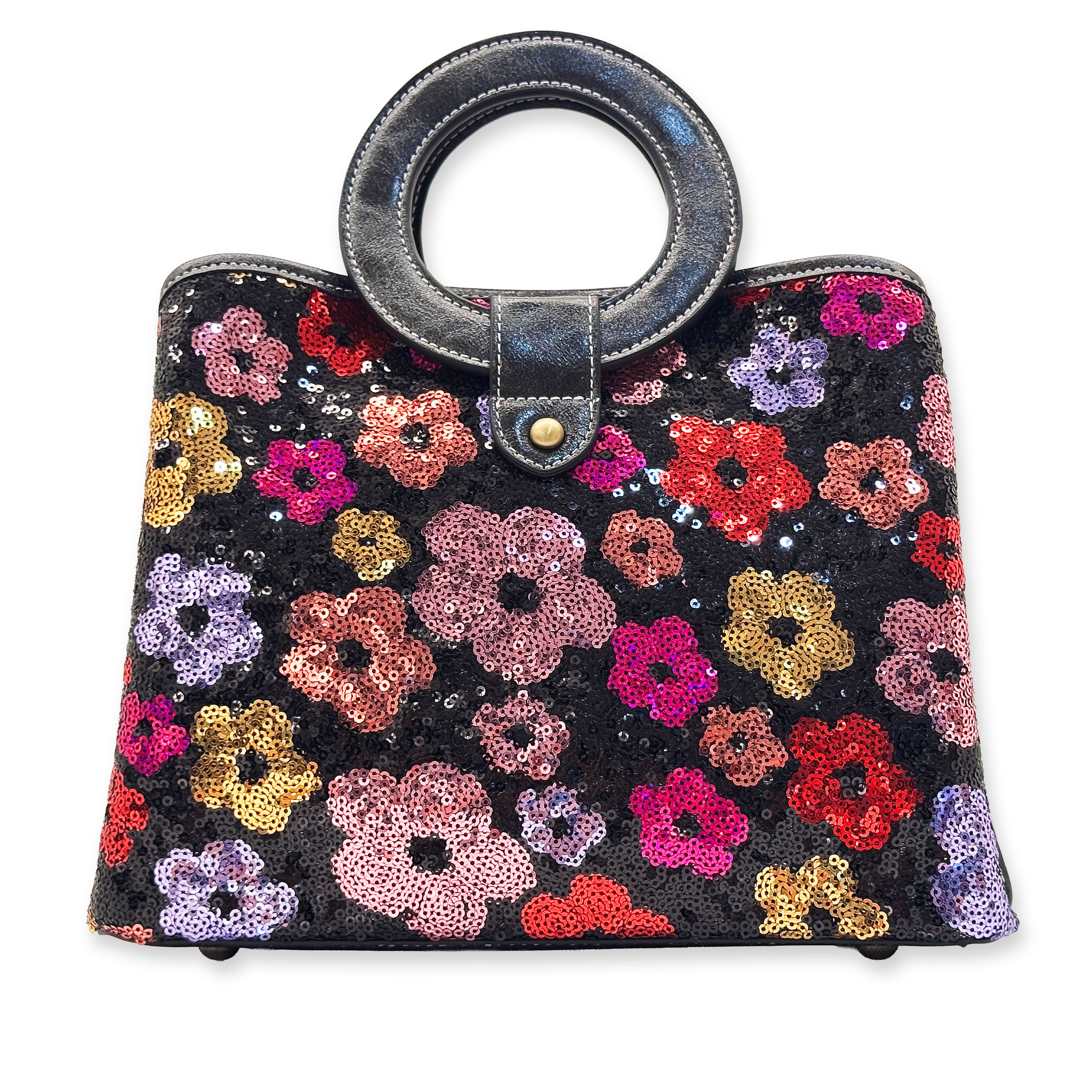 HM2022-2F Noir Sequin Floral