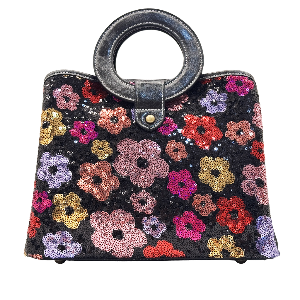 HM2022-2F Noir Sequin Floral