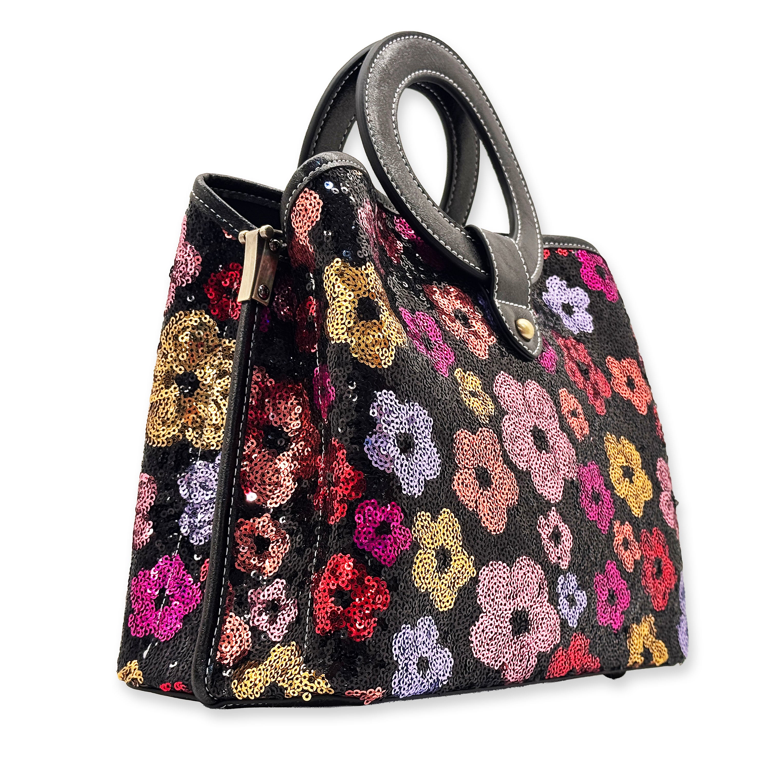 HM2022-2F Noir Sequin Floral