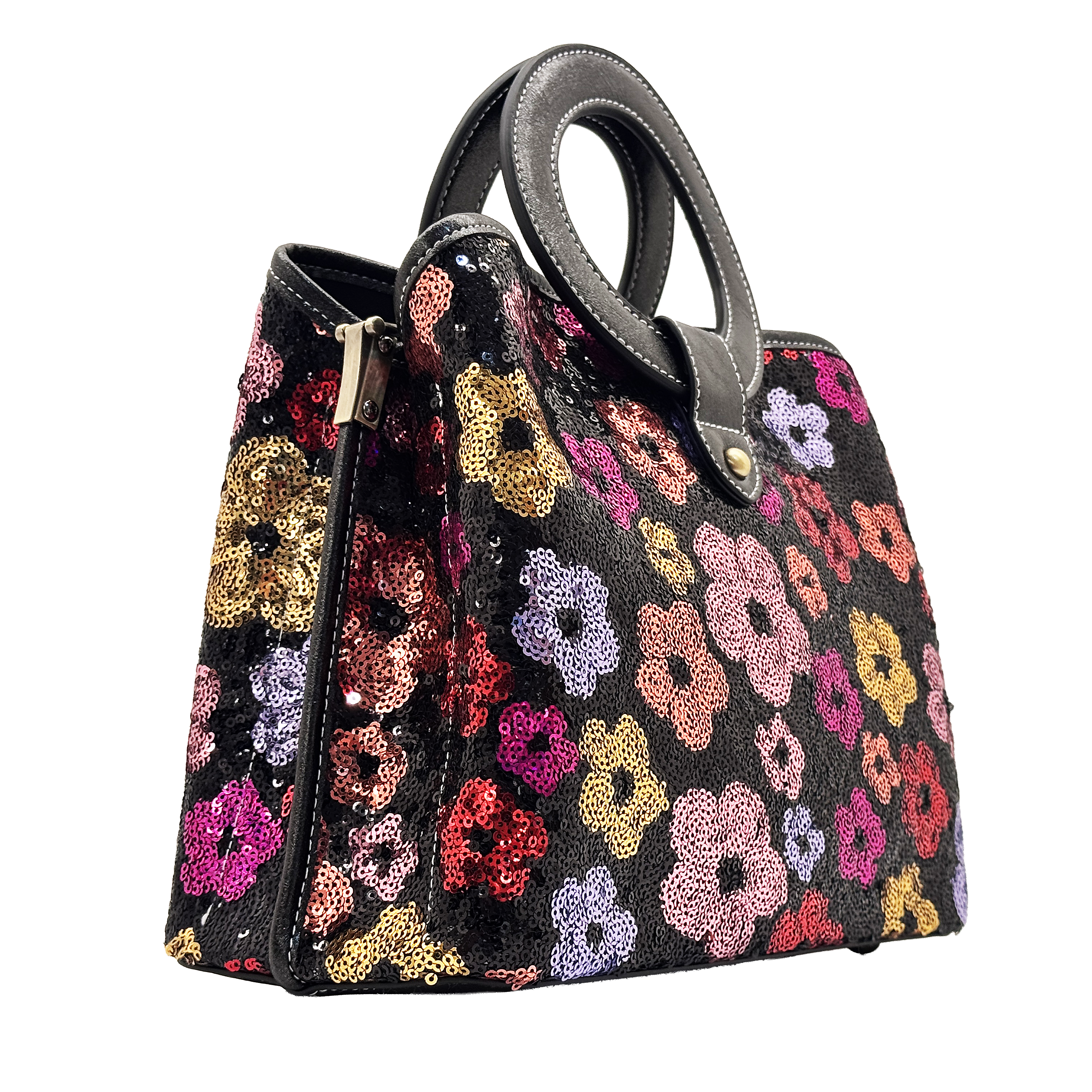 HM2022-2F Noir Sequin Floral