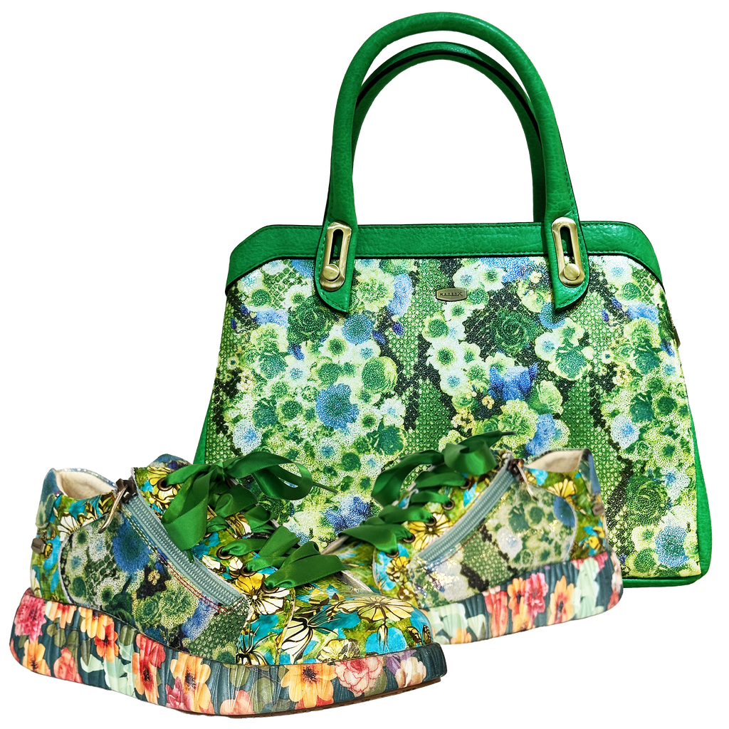 ZC230104-J Vert Green Floral