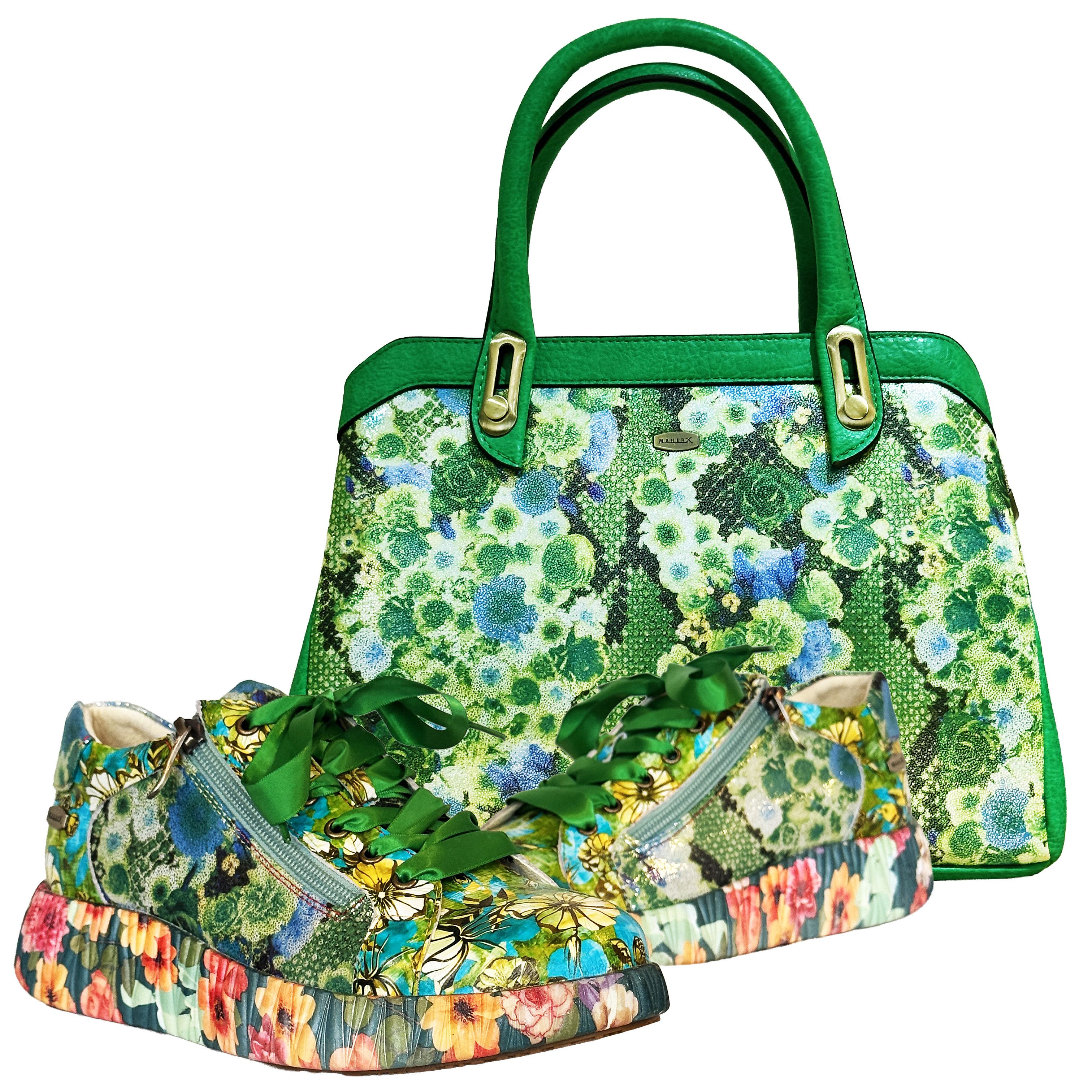 ZC230104-J Vert Green Floral