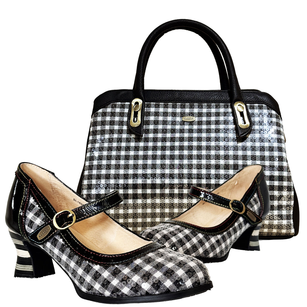 ZC230104-I Noir White Gingham