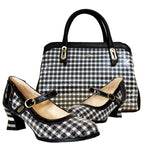 ZC230104-I Noir White Gingham
