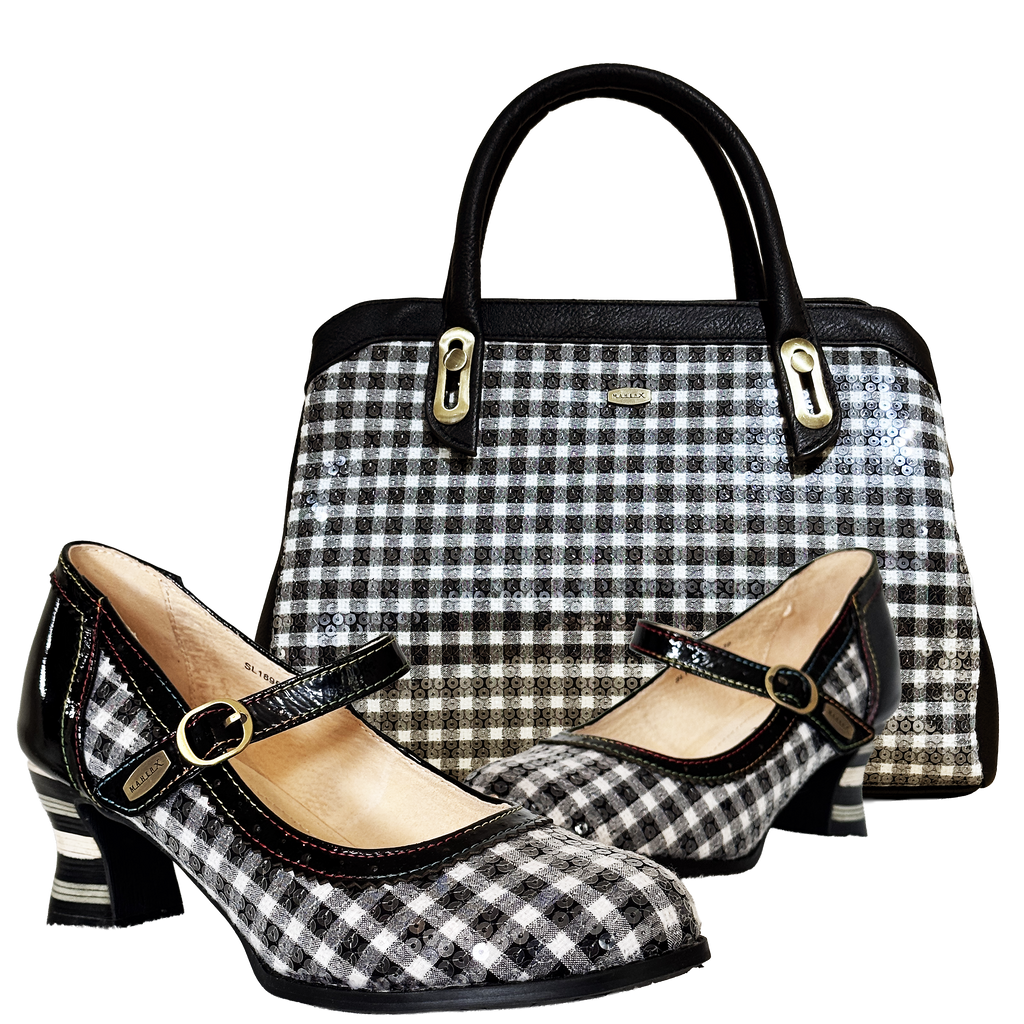 ZC230104-I Noir White Gingham