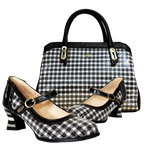 ZC230104-I Noir White Gingham