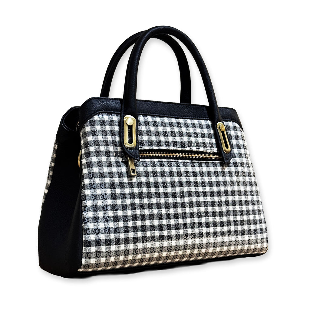 ZC230104-I Noir White Gingham