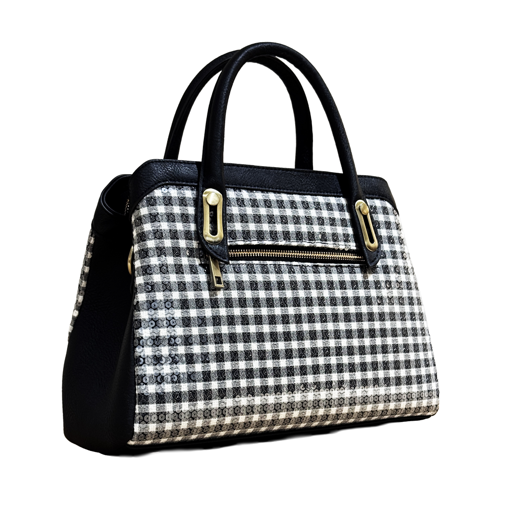 ZC230104-I Noir White Gingham