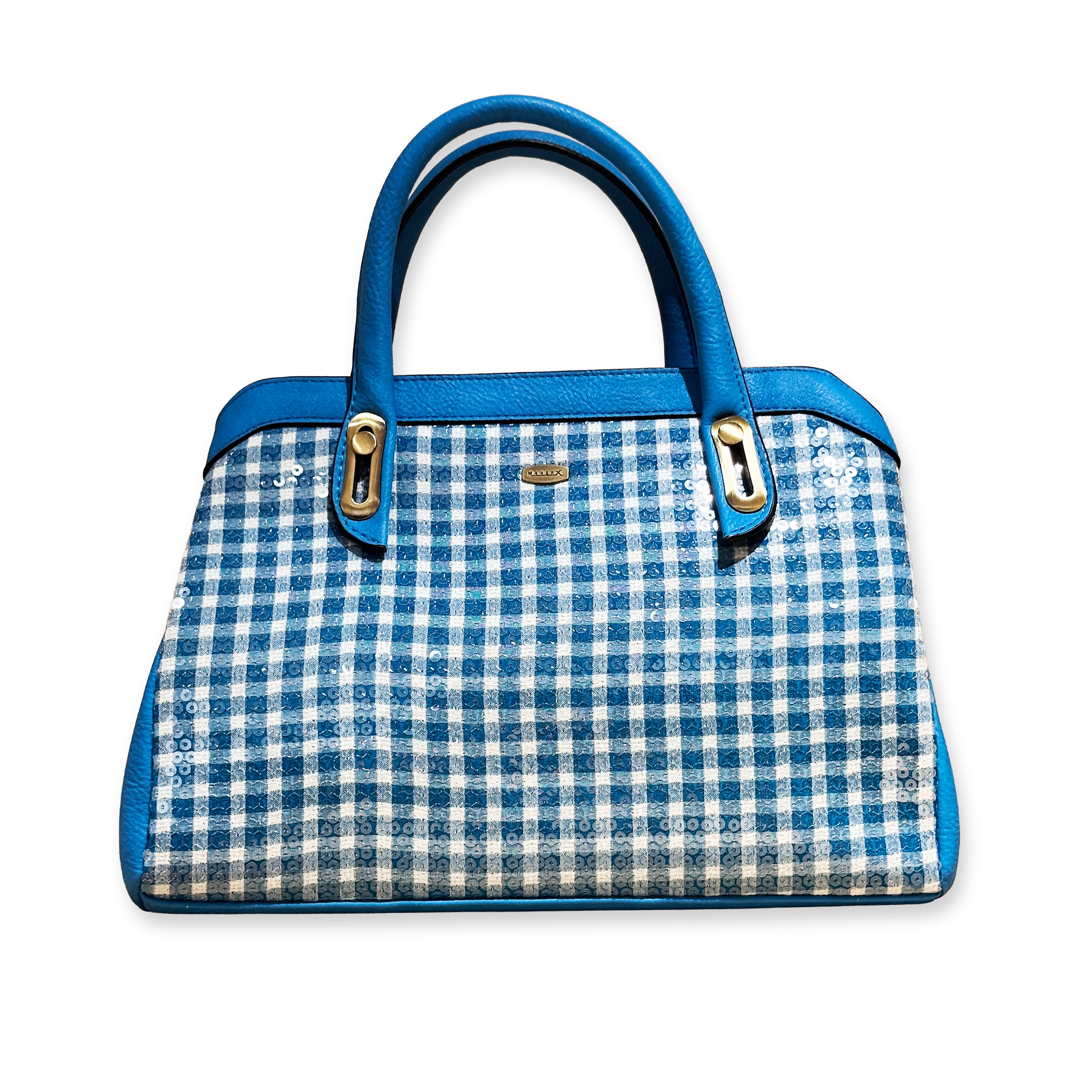 ZC230104-I Turqouise White Gingham