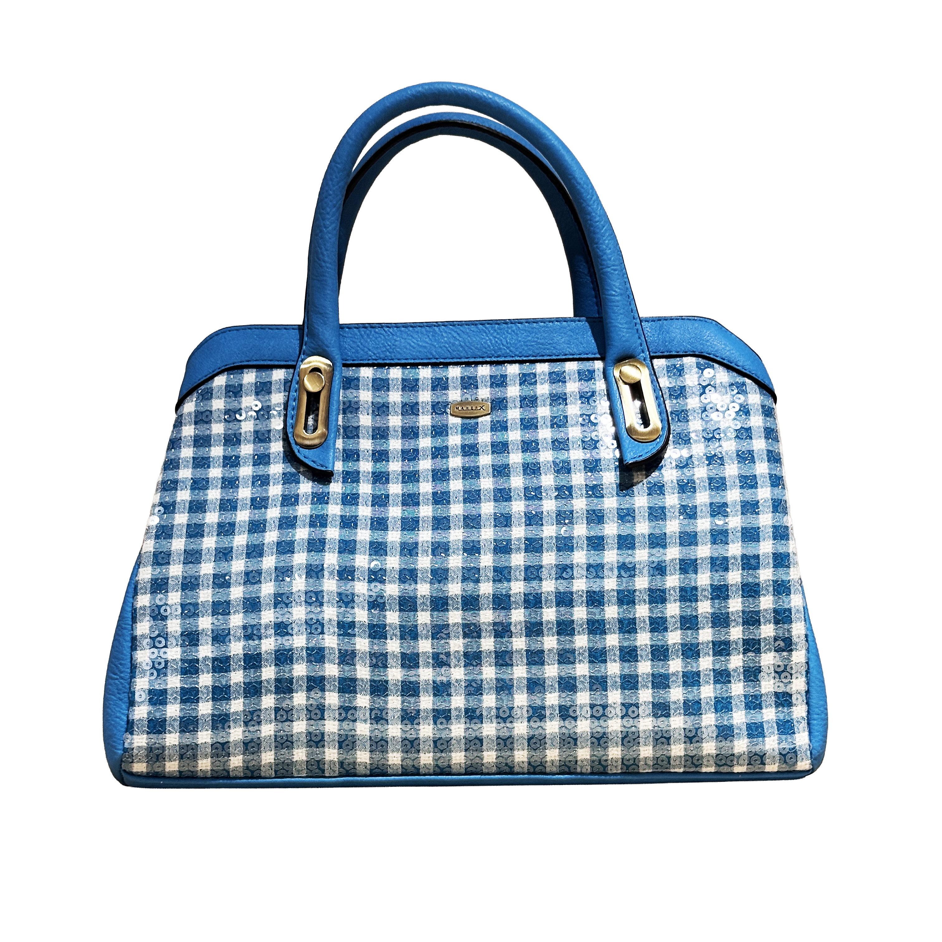 ZC230104-I Turqouise White Gingham