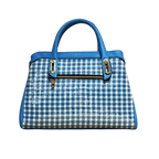 ZC230104-I Turqouise White Gingham