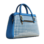ZC230104-I Turqouise White Gingham