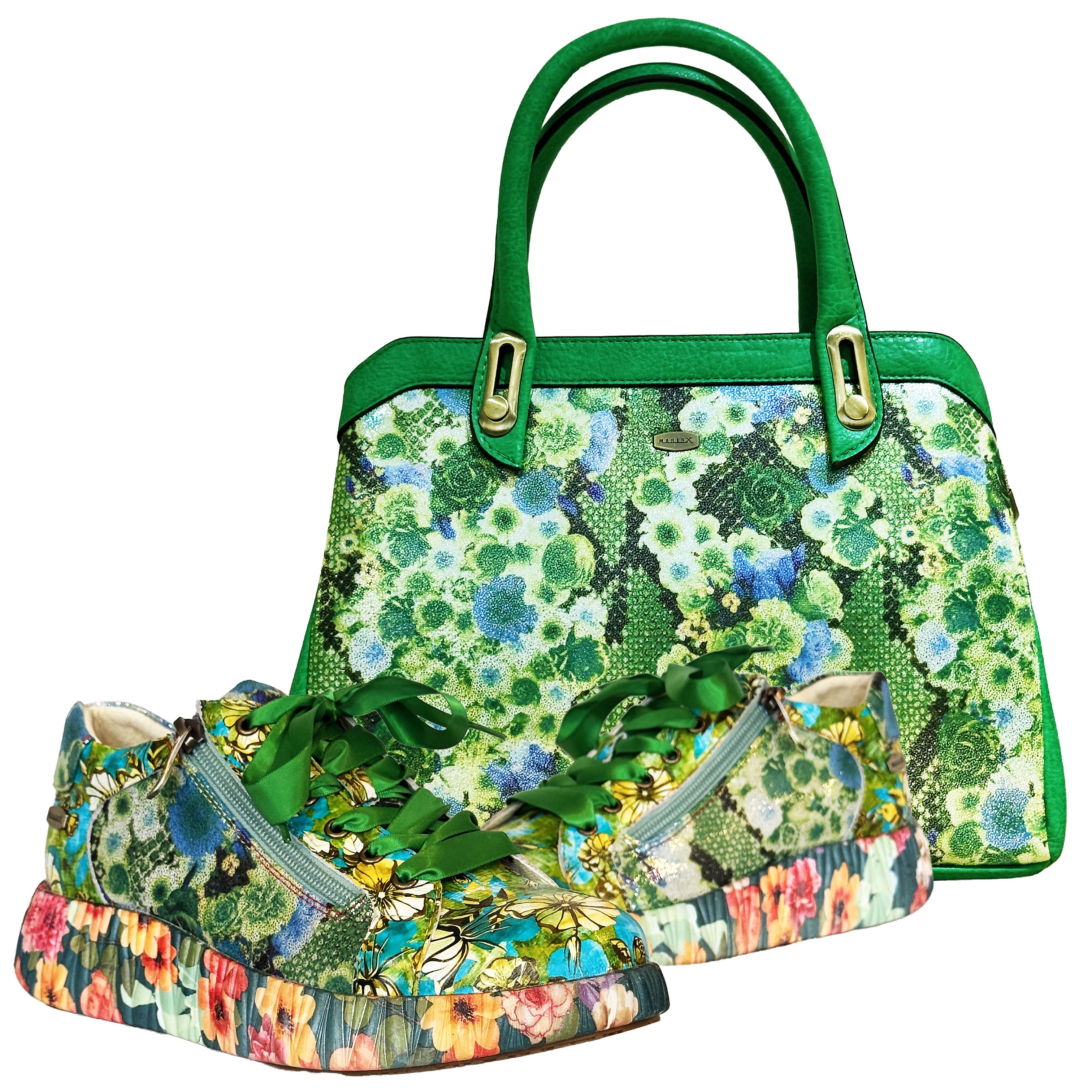 ZC230104-J Vert Green Floral
